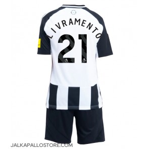 Newcastle United Tino Livramento #21 Kotipaita Lapsille 2024-25 Lyhythihainen (+ shortsit)